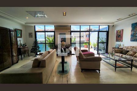 Sala de apartamento à venda com 4 quartos, 368m² em Recreio dos Bandeirantes, Rio de Janeiro