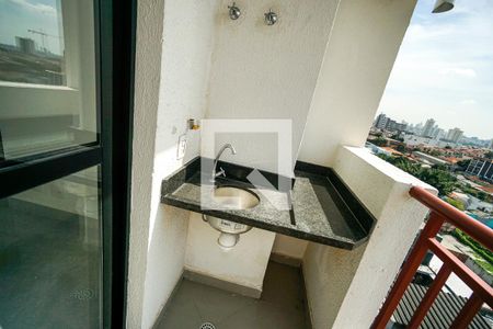 Varanda de apartamento para alugar com 2 quartos, 38m² em Chácara Santo Antônio (zona Leste), São Paulo