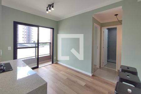 Sala de apartamento para alugar com 1 quarto, 33m² em Parque Industrial, Campinas