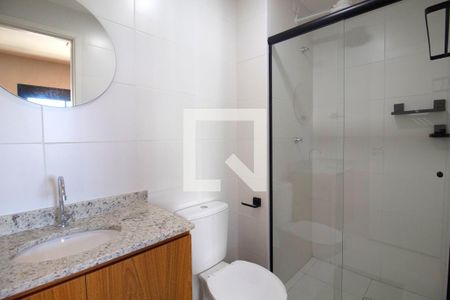 Studio para alugar com 24m², 1 quarto e sem vaga Studio para alugar com 24m², 1 quarto e sem vagaBanheiro
