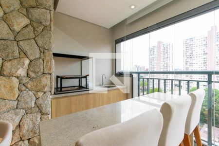 Varanda gourmet de apartamento à venda com 2 quartos, 91m² em Vila Prudente, São Paulo