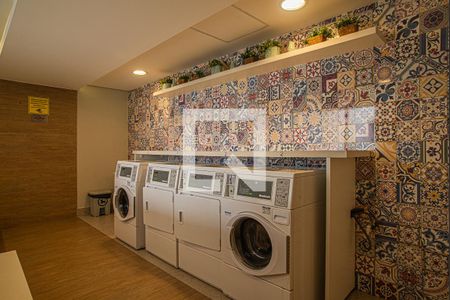 Apartamento para alugar com 40m², 1 quarto e 1 vaga Apartamento para alugar com 40m², 1 quarto e 1 vagaÁrea comum - Lavanderia