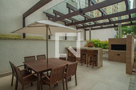 Apartamento para alugar com 40m², 1 quarto e 1 vaga Apartamento para alugar com 40m², 1 quarto e 1 vagaÁrea comum - Churrasqueira