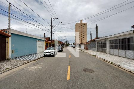 Vista da Rua de casa para alugar com 2 quartos, 130m² em Nova Mirim, Praia Grande
