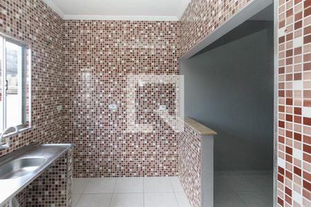 Cozinha de casa para alugar com 1 quarto, 32m² em Jardim Nove de Julho, São Paulo