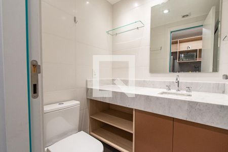 Banheiro de kitnet/studio para alugar com 1 quarto, 28m² em Vila Mariana, São Paulo
