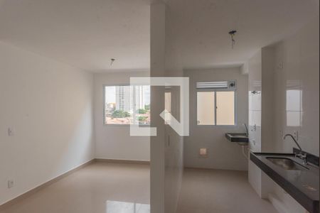 Sala/Cozinha de apartamento à venda com 2 quartos, 43m² em Parque Industrial, Campinas
