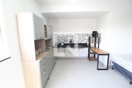 Sala/Quarto/Cozinha de kitnet/studio para alugar com 1 quarto, 33m² em Umuarama, Uberlândia