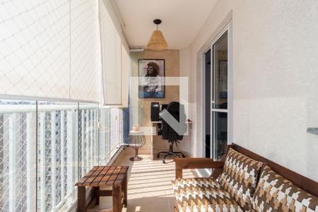 Varanda da Sala de apartamento para alugar com 1 quarto, 37m² em Mooca, São Paulo