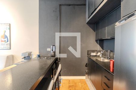 Studio à venda com 31m², 1 quarto e sem vagaCozinha