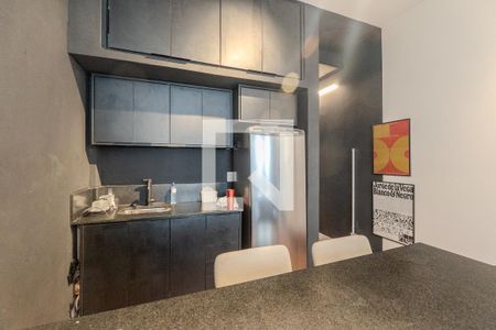 Studio à venda com 31m², 1 quarto e sem vagaCozinha