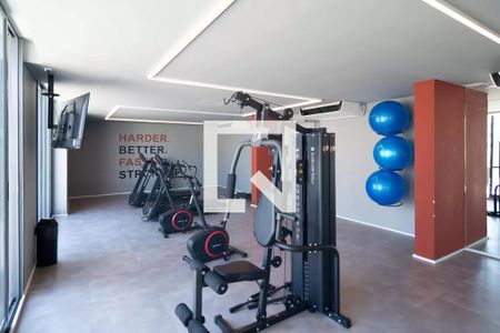 Studio para alugar com 24m², 1 quarto e sem vaga Studio para alugar com 24m², 1 quarto e sem vagaÁrea comum - Academia