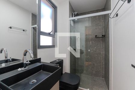 Studio para alugar com 24m², 1 quarto e sem vaga Studio para alugar com 24m², 1 quarto e sem vagaBanheiro