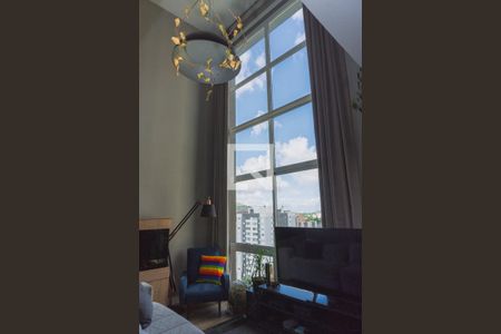 Sala de apartamento à venda com 1 quarto, 64m² em Jardim do Salso, Porto Alegre