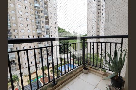 Varanda da Sala de apartamento à venda com 2 quartos, 50m² em Vila Andrade, São Paulo