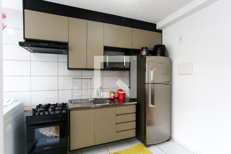 Cozinha de apartamento para alugar com 2 quartos, 42m² em Parque Reboucas, São Paulo