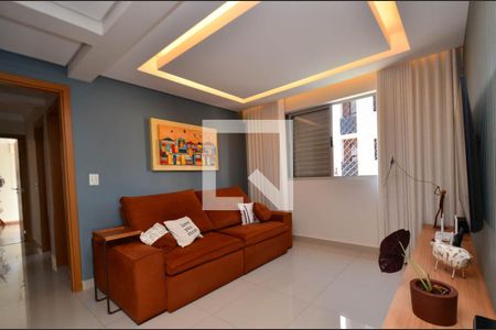 Sala de estar de apartamento à venda com 3 quartos, 110m² em Sagrada Família, Belo Horizonte