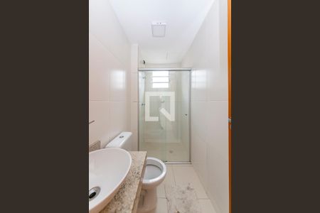 Banheiro Social de apartamento para alugar com 2 quartos, 45m² em Cabral, Contagem