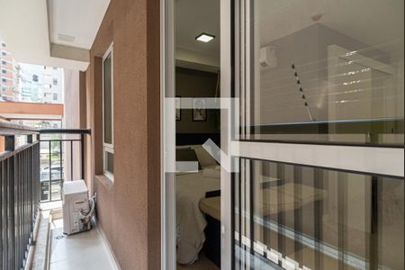 Studio à venda com 25m², 1 quarto e sem vagaVaranda da Sala/Quarto