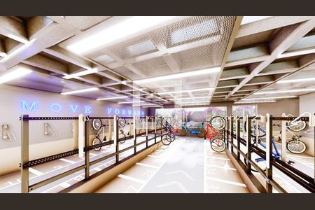 Apartamento para alugar com 41m², 1 quarto e 1 vaga Apartamento para alugar com 41m², 1 quarto e 1 vagaÁrea Comum - Bicicletário