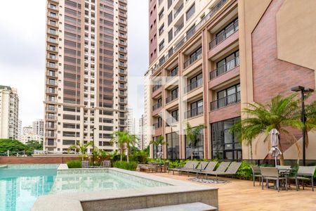 Apartamento para alugar com 41m², 1 quarto e 1 vaga Apartamento para alugar com 41m², 1 quarto e 1 vagaÁrea Comum - Piscina