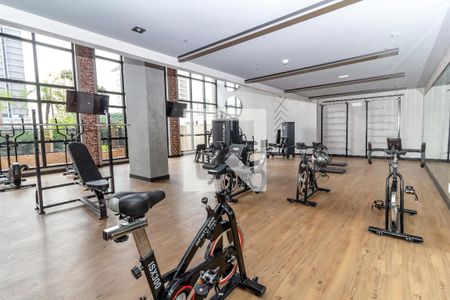 Apartamento para alugar com 41m², 1 quarto e 1 vaga Apartamento para alugar com 41m², 1 quarto e 1 vagaÁrea Comum - Academia