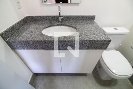 Banheiro da SuíteBanheiro da Suíte de apartamento para alugar com 1 quarto, 33m² em Campo Belo, São Paulo