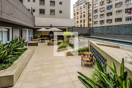 Studio à venda com 23m², 1 quarto e sem vagaÁrea comum - Piscina