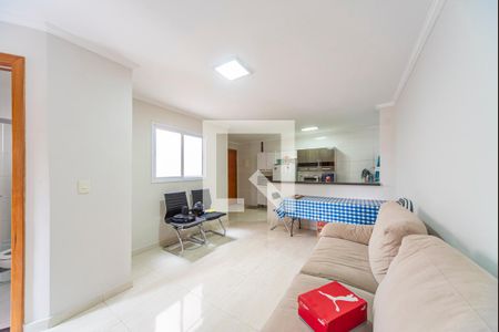Sala de apartamento à venda com 2 quartos, 100m² em Jardim Ocara, Santo André