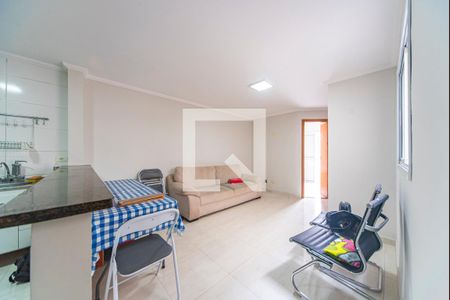 Sala de apartamento à venda com 2 quartos, 100m² em Jardim Ocara, Santo André