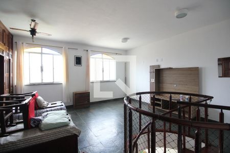 Sala do 2° piso de casa de condomínio à venda com 3 quartos, 275m² em Taquara, Rio de Janeiro