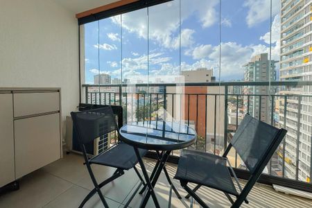 Studio para alugar com 29m², 1 quarto e 1 vaga Studio para alugar com 29m², 1 quarto e 1 vagaVaranda