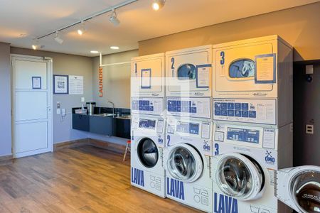 Studio para alugar com 29m², 1 quarto e 1 vaga Studio para alugar com 29m², 1 quarto e 1 vagaLavanderia