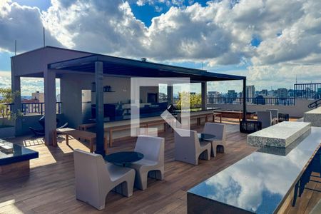 Studio para alugar com 29m², 1 quarto e 1 vaga Studio para alugar com 29m², 1 quarto e 1 vagaChurrasqueira Rooftop