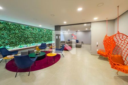 Studio para alugar com 29m², 1 quarto e 1 vaga Studio para alugar com 29m², 1 quarto e 1 vagaHall social