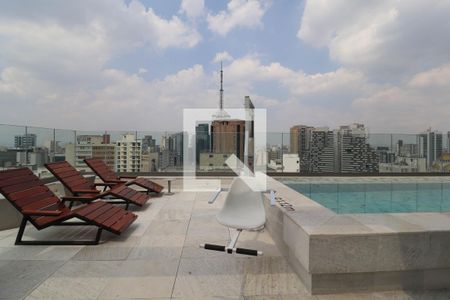 Studio para alugar com 24m², 1 quarto e sem vaga Studio para alugar com 24m², 1 quarto e sem vagaPiscina