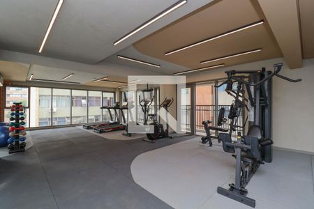 Studio para alugar com 24m², 1 quarto e sem vaga Studio para alugar com 24m², 1 quarto e sem vagaÁrea comum - Academia