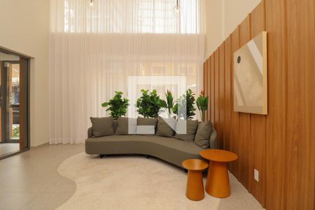 Studio para alugar com 24m², 1 quarto e sem vaga Studio para alugar com 24m², 1 quarto e sem vagaHall social