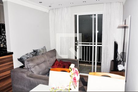 Detalhe - Sala e Sala de Jantar de apartamento para alugar com 2 quartos, 49m² em Jardim Iris, São Paulo