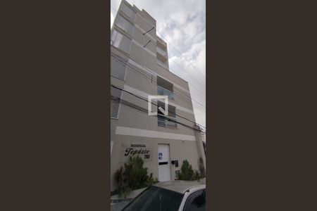 Studio para alugar com 35m², 1 quarto e sem vagaFachada + Placa