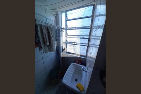 Cozinha e Área de Serviço de apartamento para alugar com 1 quarto, 50m² em Centro, São Vicente
