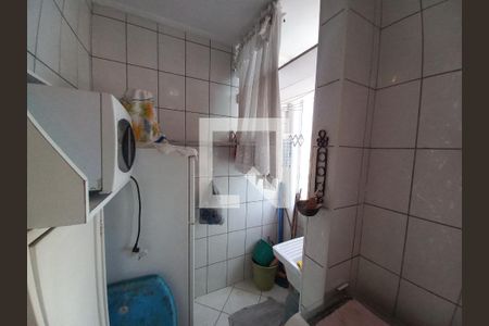 Cozinha e Área de Serviço de apartamento para alugar com 1 quarto, 50m² em Centro, São Vicente