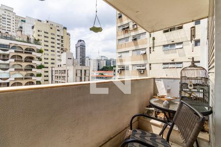 Varanda de apartamento à venda com 3 quartos, 260m² em Cerqueira César, São Paulo