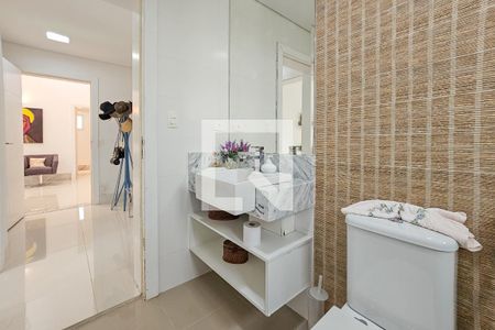 Casa de condomínio para alugar com 840m², 6 quartos e 7 vagasBanheiro da Suíte 1