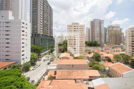 Vista de apartamento à venda com 2 quartos, 55m² em Santo Amaro, São Paulo