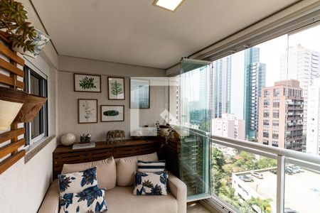 Varanda da Sala de apartamento à venda com 3 quartos, 106m² em Aclimação, São Paulo