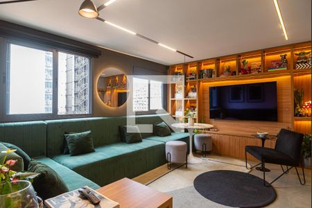 Apartamento à venda com 35m², 1 quarto e sem vagaSala