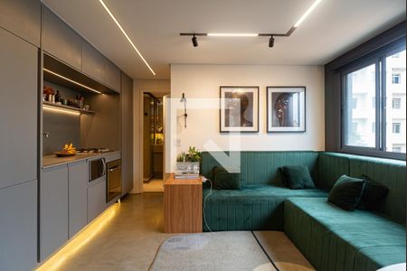 Apartamento à venda com 35m², 1 quarto e sem vagaSala