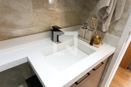 Banheiro de apartamento à venda com 1 quarto, 34m² em Cidade Mãe do Céu, São Paulo