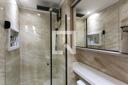 Banheiro de apartamento à venda com 1 quarto, 34m² em Cidade Mãe do Céu, São Paulo